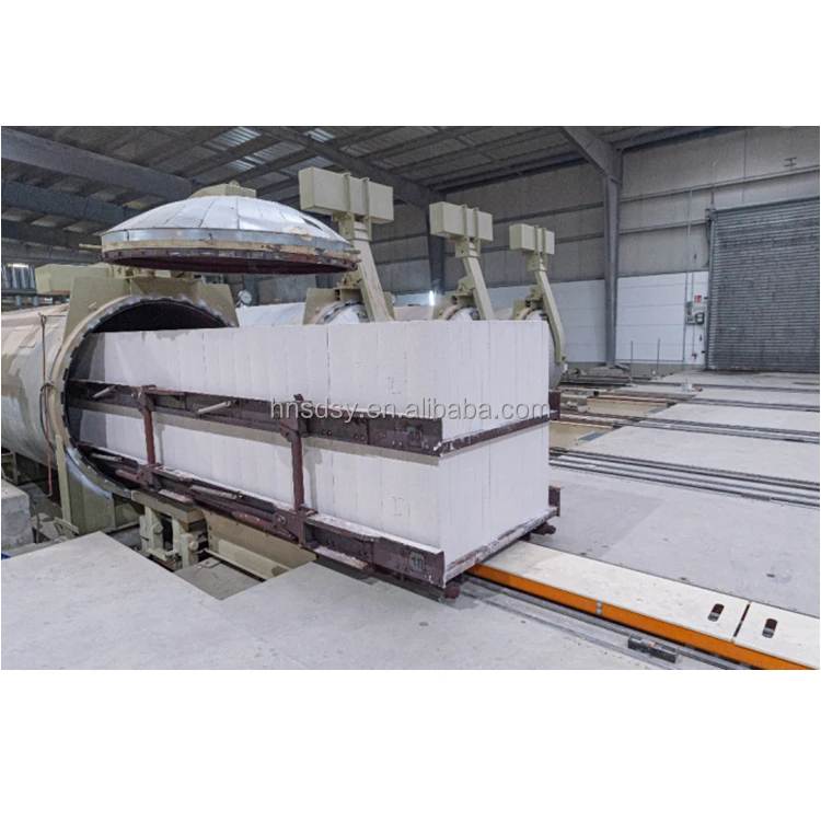 2022 Fully Automatic Autoclaved Aerated Concrete Blrick AAC light weight Block Production Line gas block manufacturer