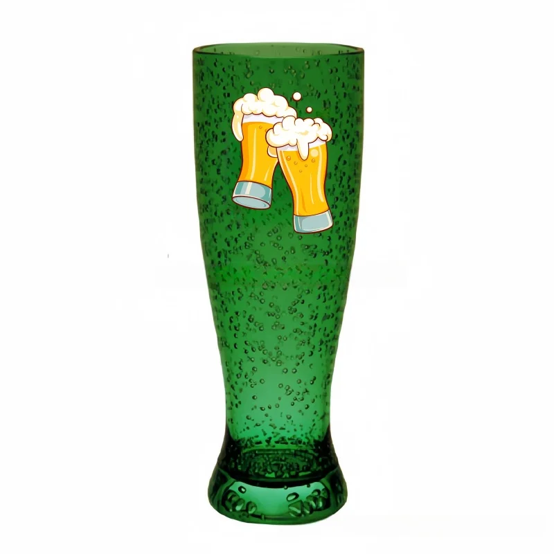Billson Beer 350ml 500ml Plastic Amber Bottle Beer Customized LOGO Plastic Beer Cup