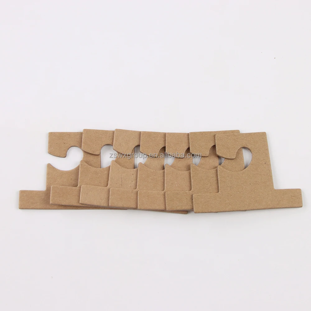 Wholesale Store Three Packs Socks Paper Cardboard Hanger Display Hangers Hooks for Shops