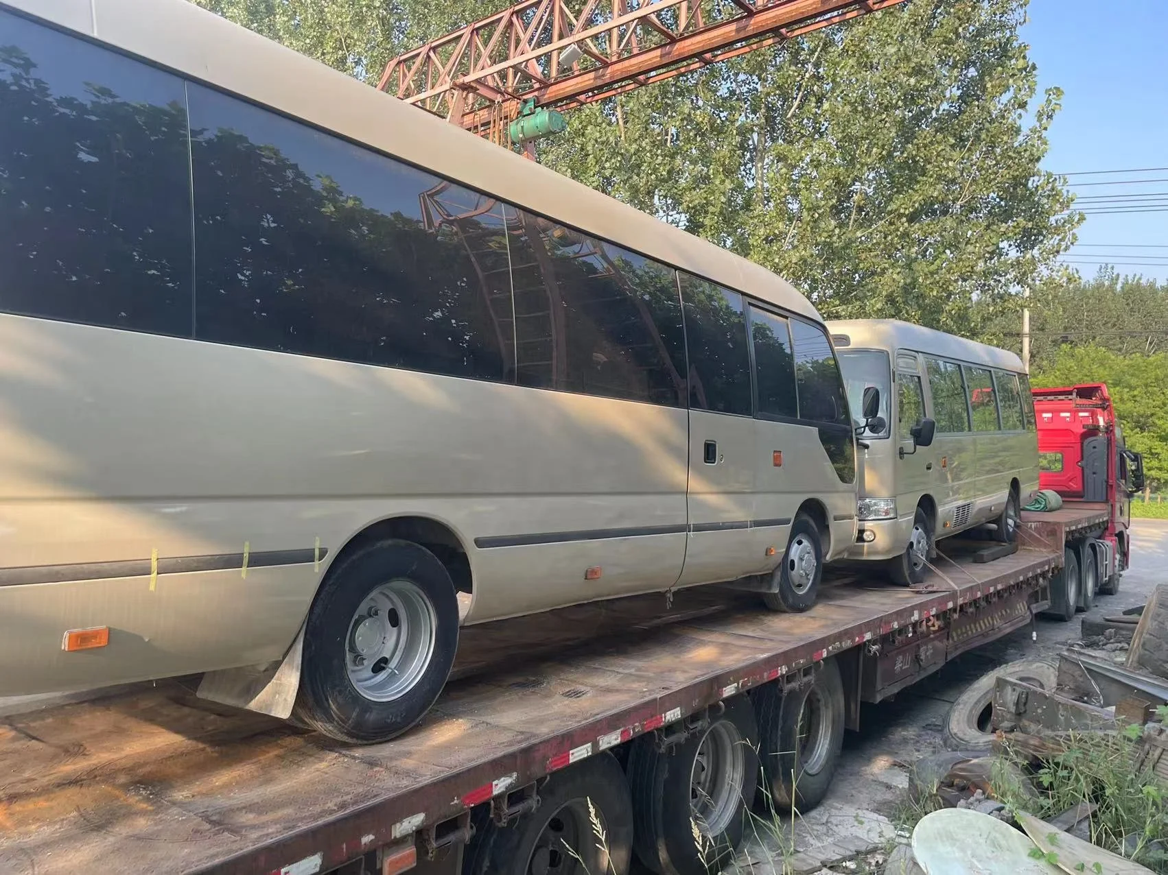 Used Toyota Coaster Bus Secondhand Japan Toyota Coaster 30 Seater Bus Used