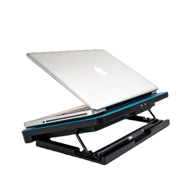 China Factory Supplied Top Quality USB foldable 2 fans speed adjustable notebook cooler laptop cooling fan and ventilation