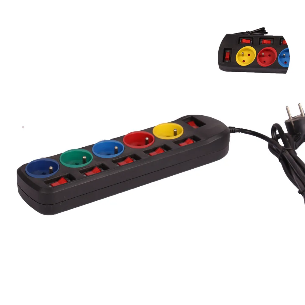 Настольный французский тип умный индивидуальный коммутируемый удлинитель для розетки