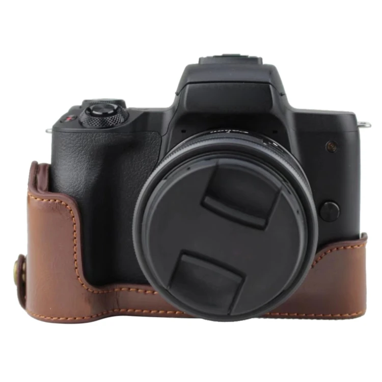 Оптовая продажа ниток из искусственной кожи полукорпус для камеры Canon EOS M50 Mark