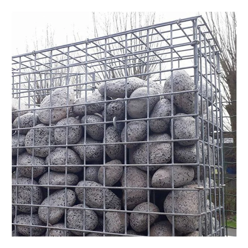 2022 Gabion Mesh Basket Cage Wire Galvanized Steel Outdoor Stone Basket