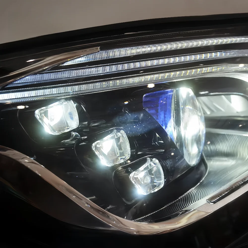 Автомобильные модернизированные светодиодные фары для S класса W222 2014-17 модифицированные до полного светодиодной DRL AFS автомобильные аксессуары Benz