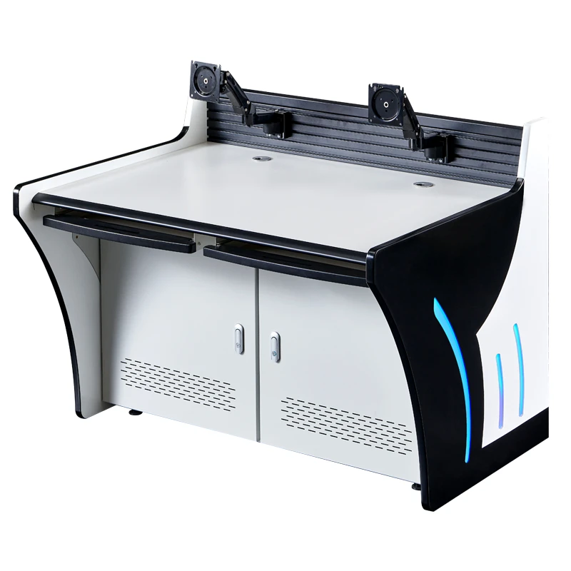 Modular Dispatching System Control Center Computer Desk Monitor Console