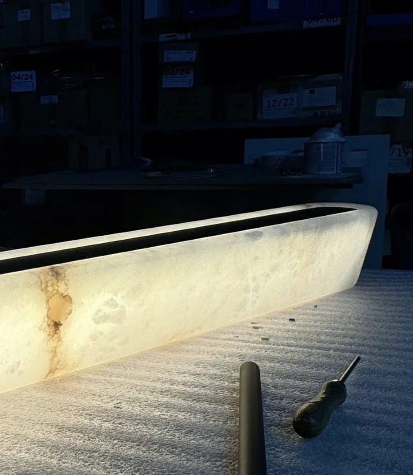 jansoul lighting Spanish stone onyx alabaster modern light for home hotel