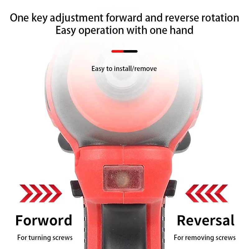 Lithium-Ion Brushless Motor Impact Driver  Cordless Quick-Shift Variable Speed Impact Driver