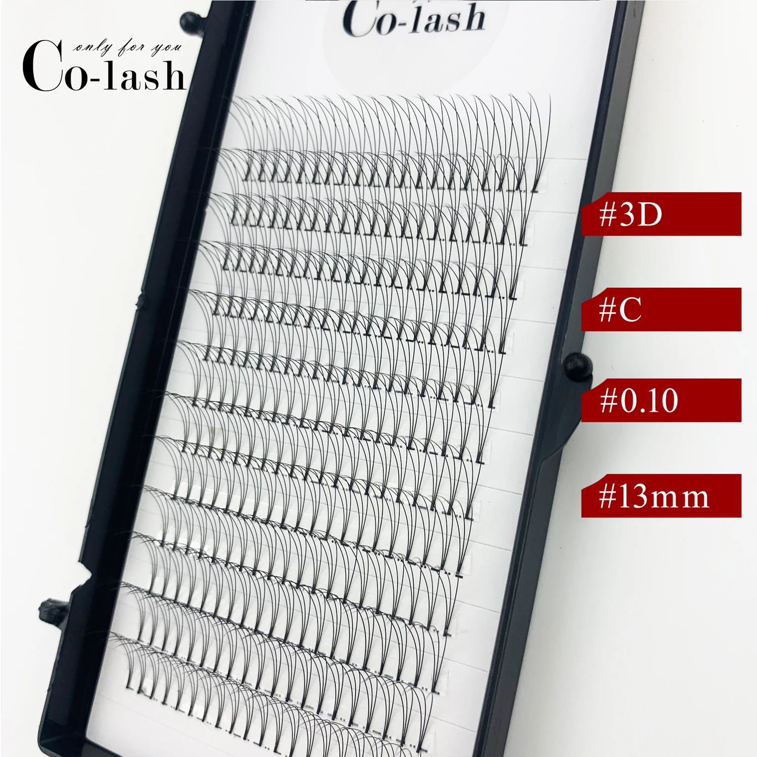 
100% Mink Eyelash Extension 3d Pre Glued Pre Made Fan 