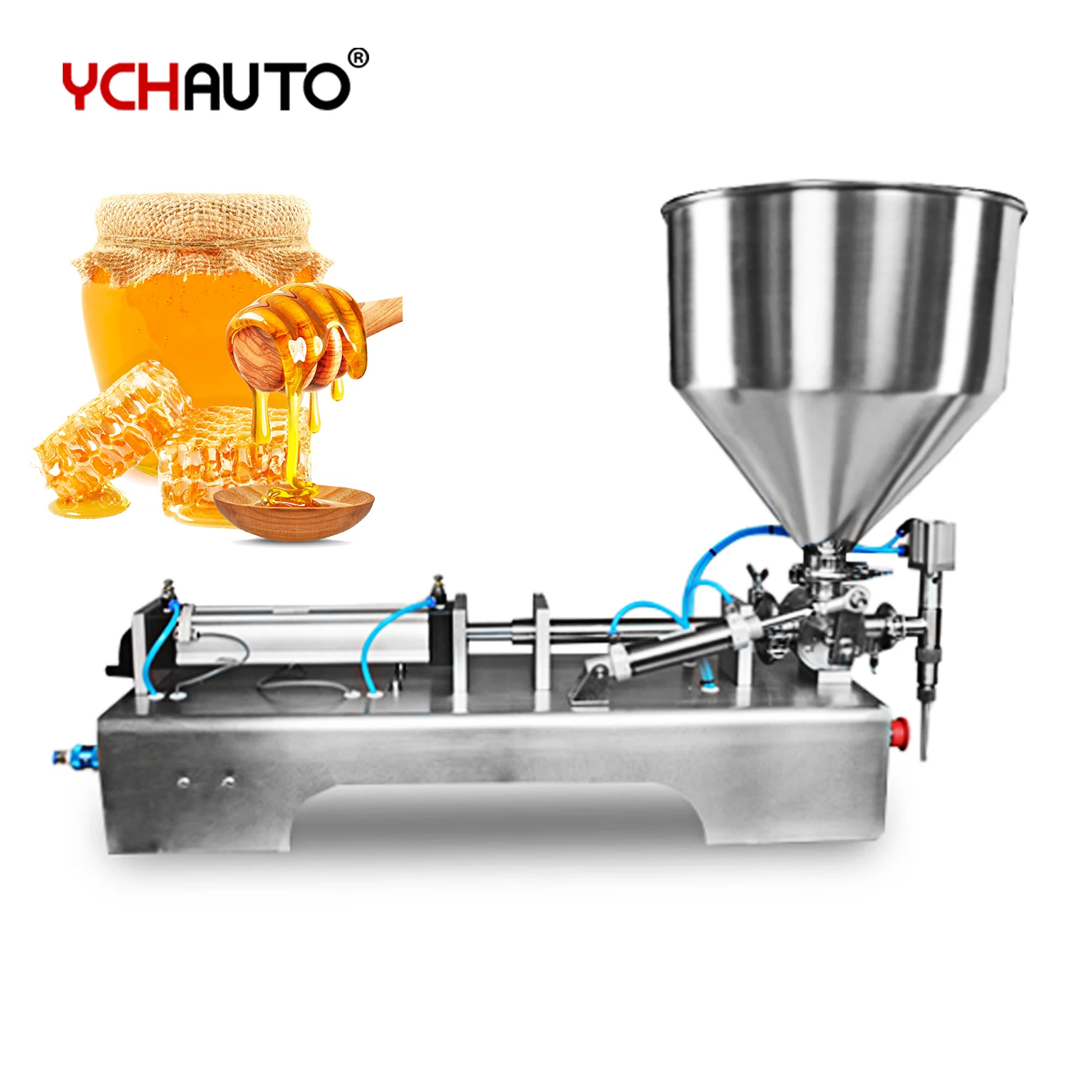 High accuracy semi automatic filling machine paste manual paste small bottle filler machine for manufacturer
