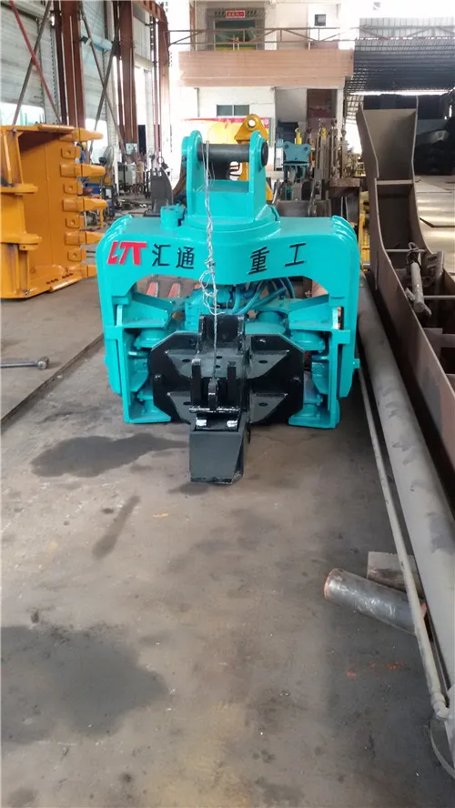 Doosan DX225 DX700 Excavator Mounted Vibro Hammer New Hydraulic Concrete Pile Driver Core Motor Bearing Post High Construction
