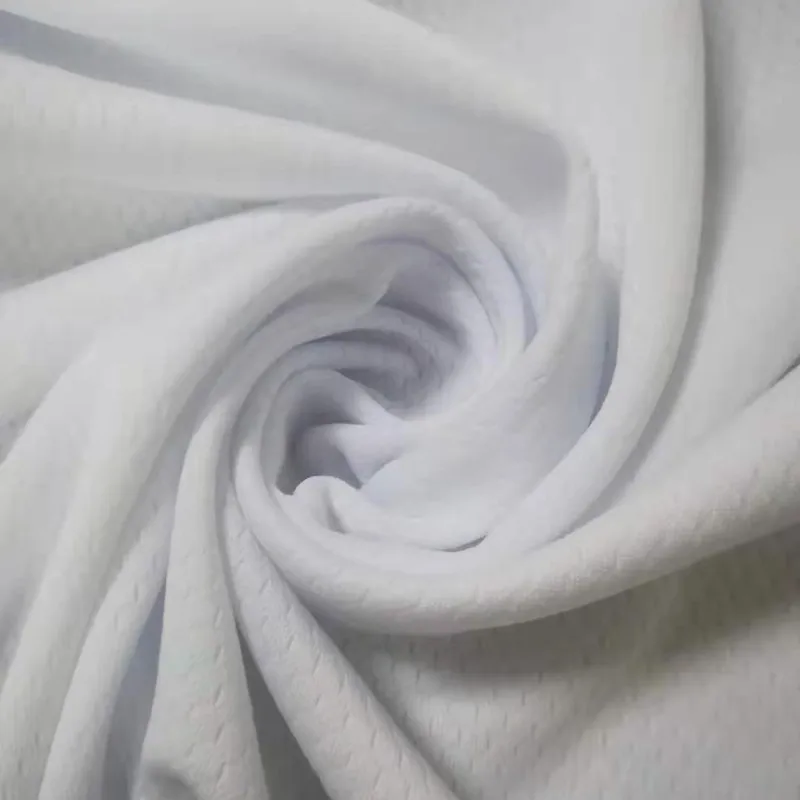 Dye sublimation white polyester mesh fabric