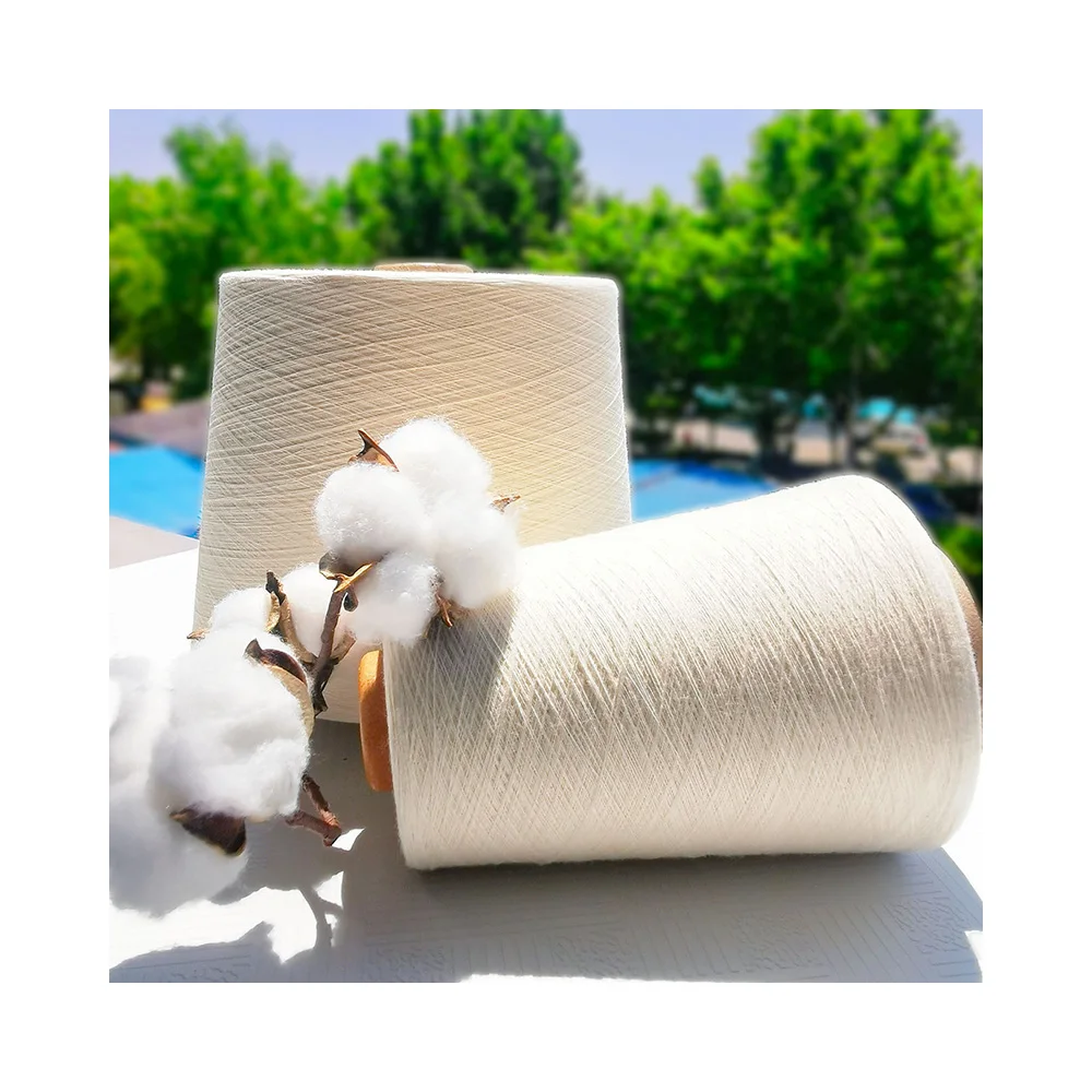 twist 330-420 Hand Knitting Open End / OE Carded Mop cotton yarn