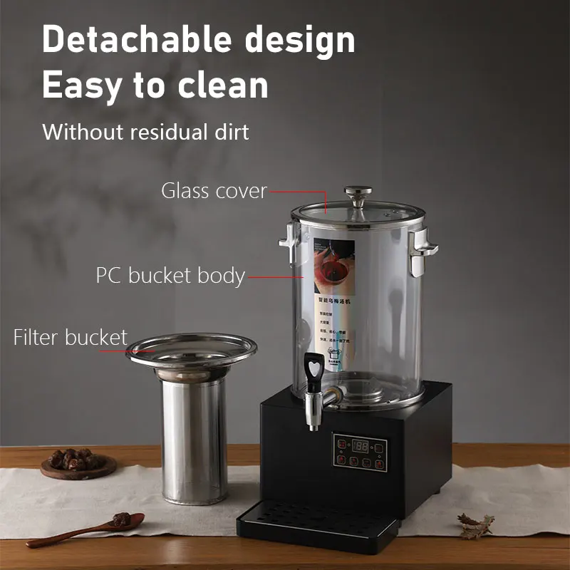 Commercial stainless steel large capacity tea coffee boiler maker electric water urn restaurant buffet juice station service