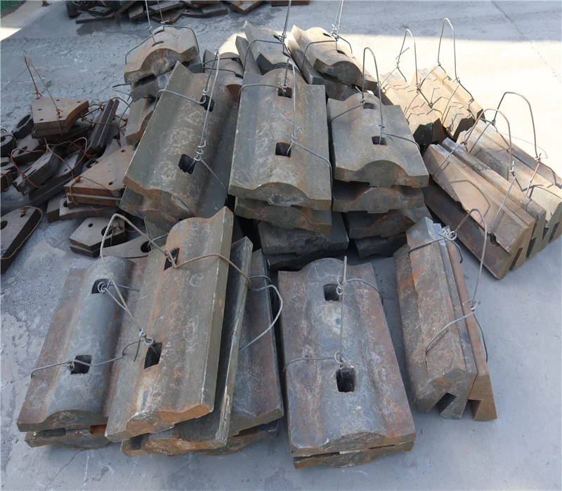 Wear Resistant Mn13Cr2 Ball mill Grinding Liner and Grinding Ball Mill Liner plate