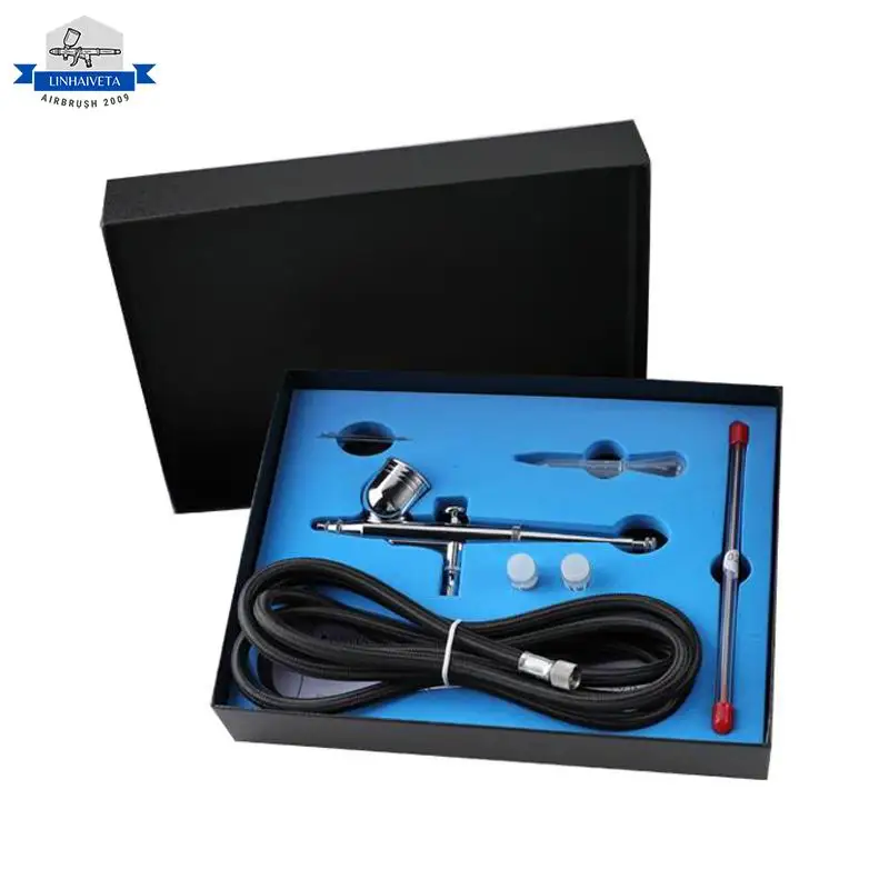 LinhaivetA air brush nail art machine beauty spray gun system mini airbrush kit