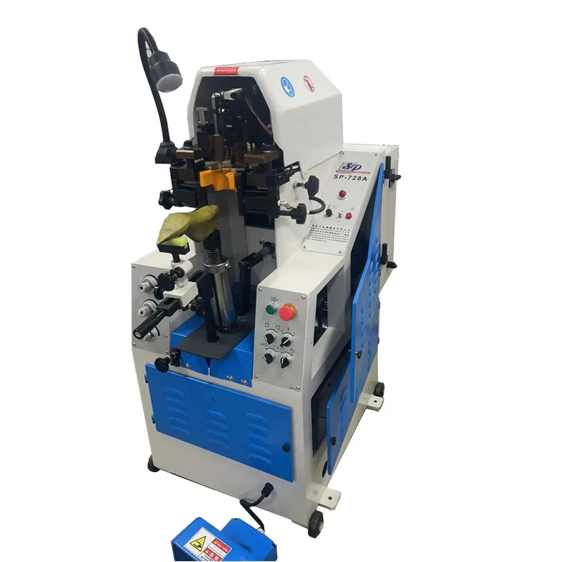 air bag one cold one hot back part heel forming mouldng machine for sport leather shoes