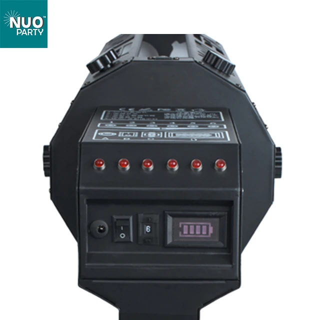 6 heads confetti gun with LED