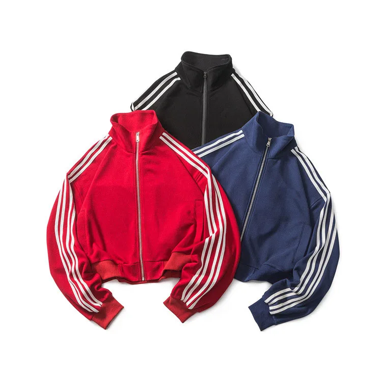 Custom Design Embroidery Logo Patch Mens Baseball Jacket Long Sleeves Sport Jacket Men Leather Jacket