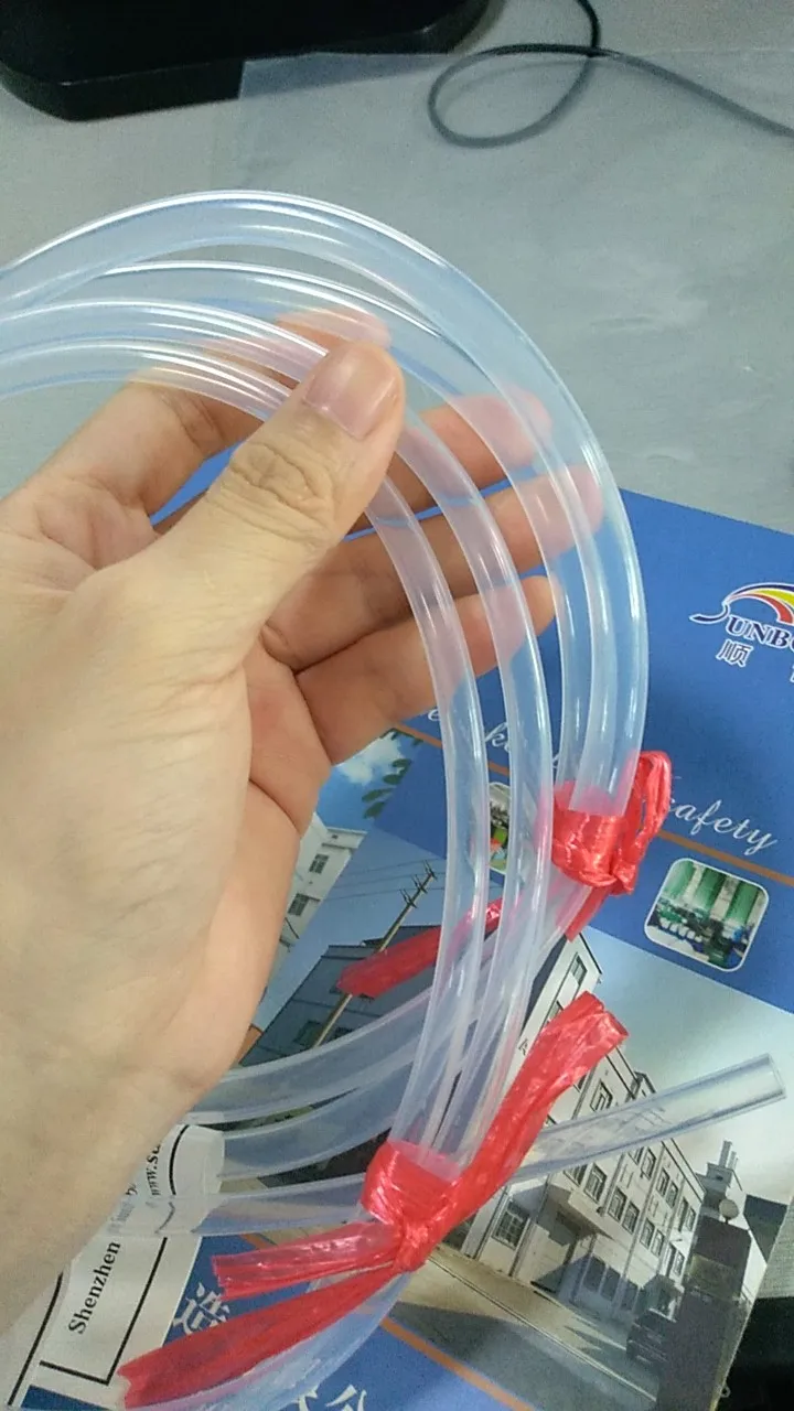 Extruded FEP tube Various Sizes Plastic FEP Tubing FEP /PTFE/PFA Tubing