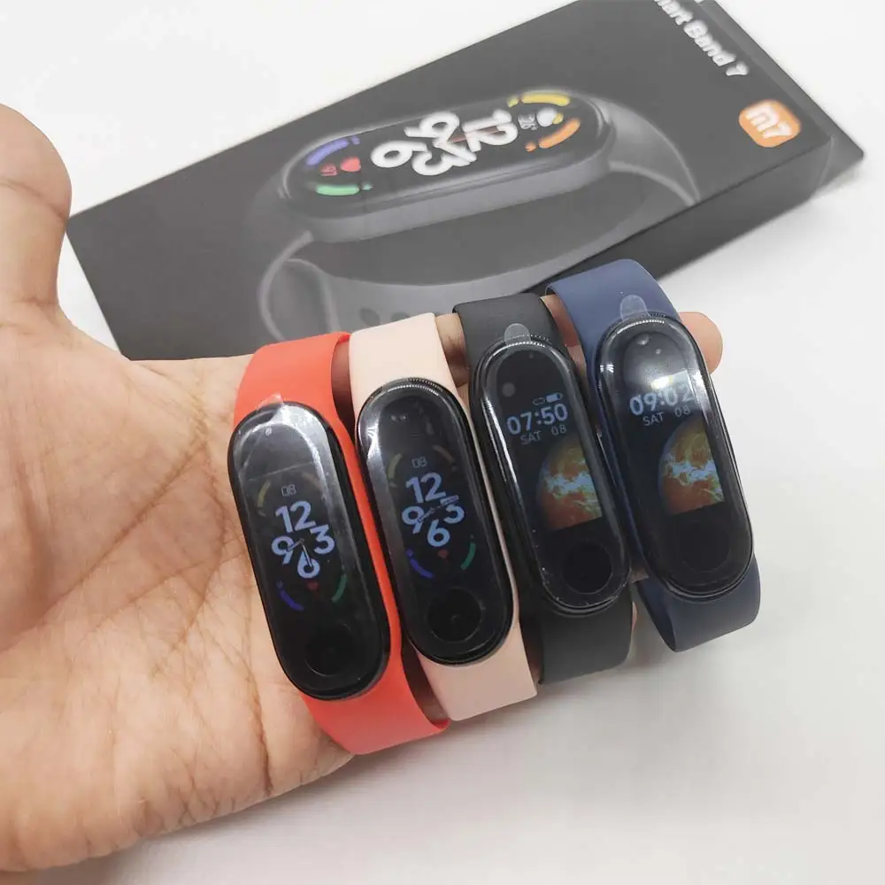 2022 Sport Bracelet M7 Fitpro app Fitness with Mars dial Heart Rate Monitor M7 Band Mi Band 5 6 Smart Band M7 smartband