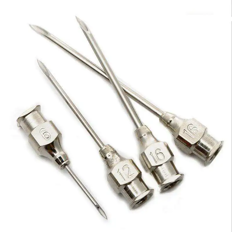 Wholesale Pet Injection 7g-24g Animal Injection Needle Stainless Steel Veterinary Syringe Needle