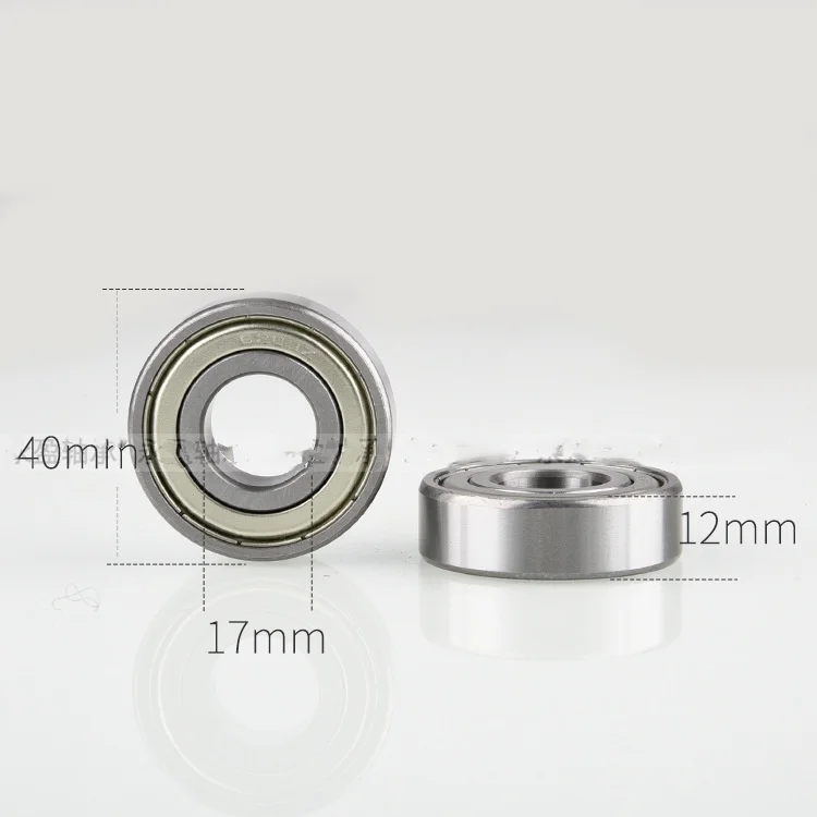 17 * 40 * 12 Automotive Motorcycle Agricultural Machinery Parts 6203-2RS 6203ZZ Bearing