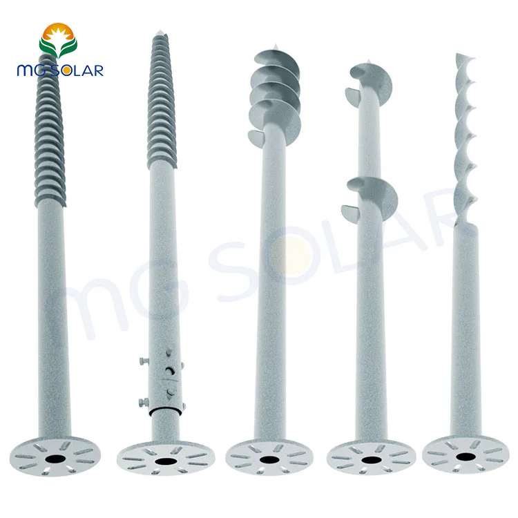 Solar Energy System Ground Screw Anchors Ground Screw Pile