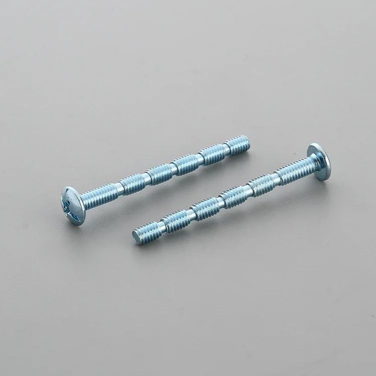 Wholesale M4 M5 M6 Phillips Pan Head Connecting Bamboo Shaped Screw For Door Handle