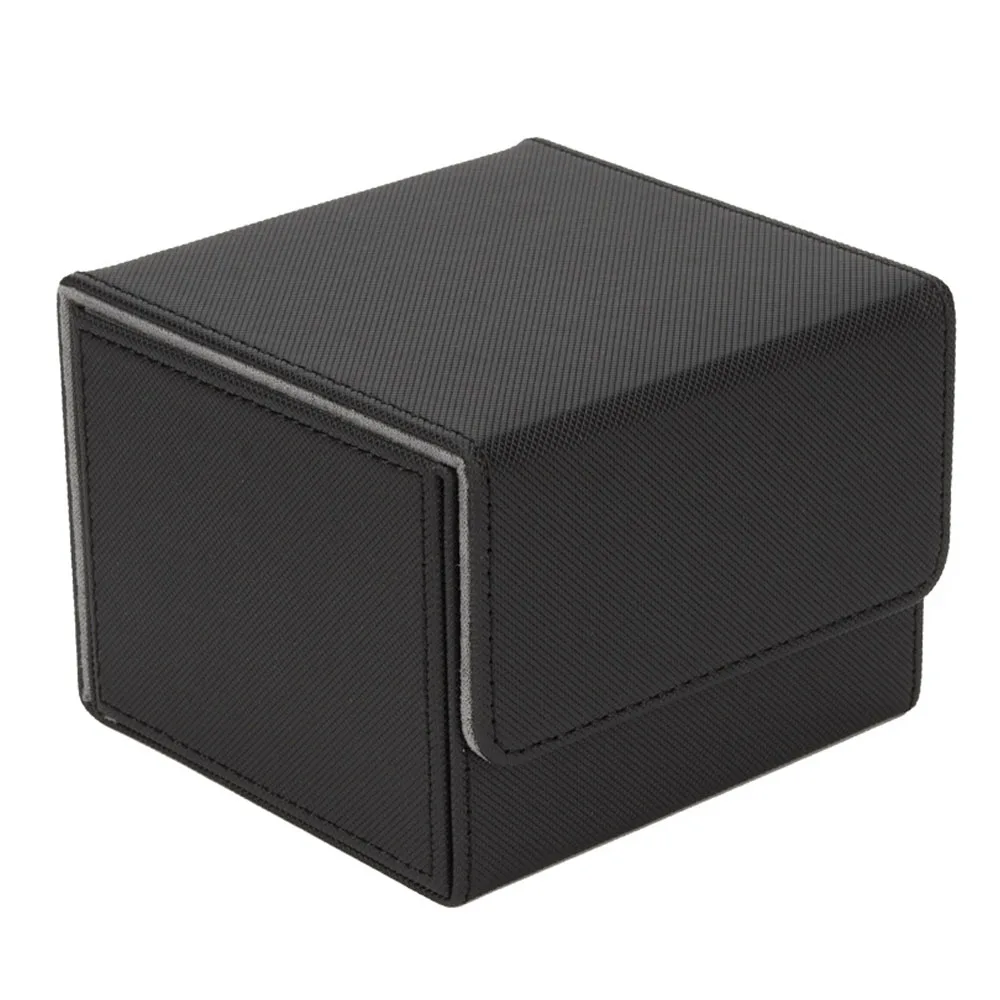 Оптовая продажа индивидуальный защитный чехол с боковым винтом коробка для карт TCG 100 двойными рукавами