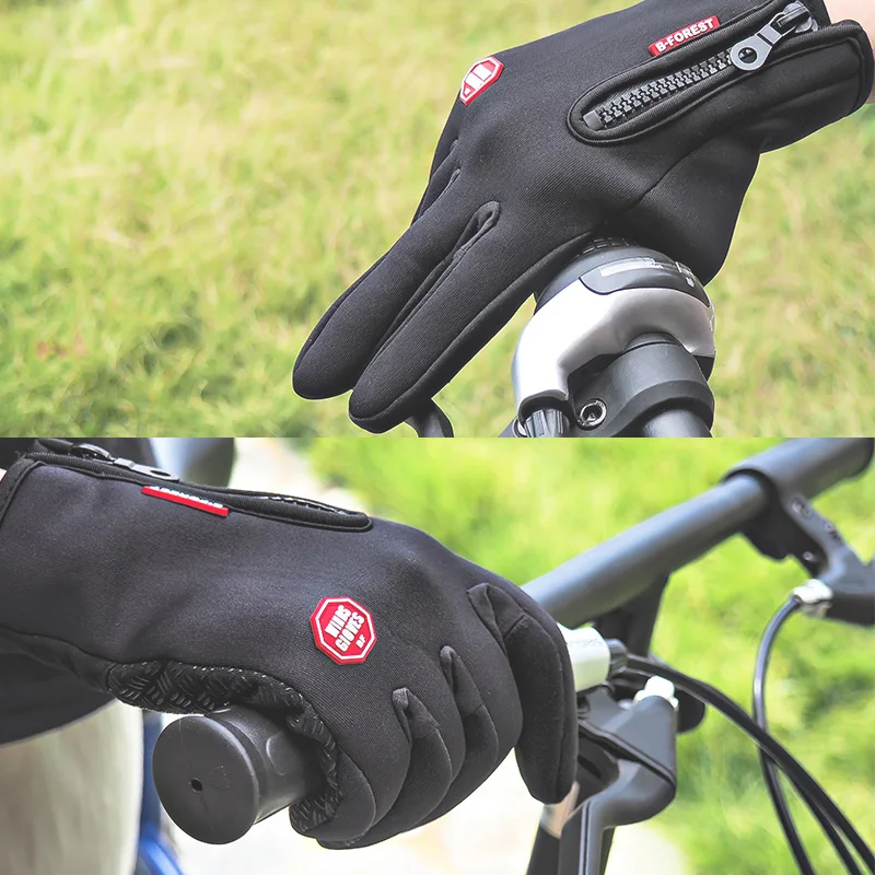 Best Quality outdoor waterproof touch screen gloves silicone anti skid sports gloves for cycling