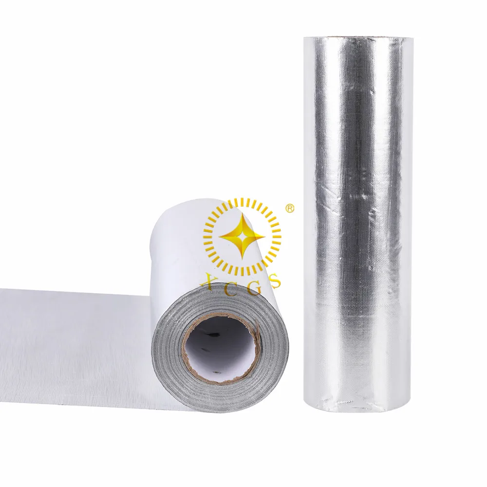 Manufacturer Heat Reflecting Waterproof Wholesale Aluminum foil Laminated Fiberglass Cloth