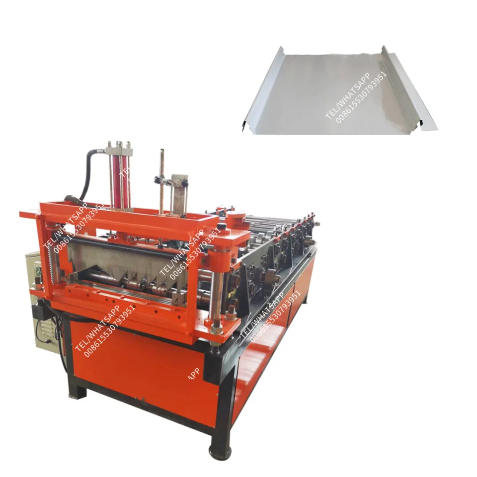USA  Portable standing seam metal roofing roll forming machine standing seam roller