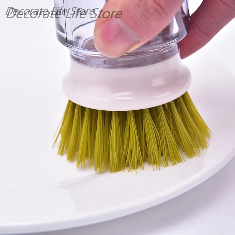 Hot selling Dishwashing Brush Decontamination Washing Pot Kitchen Home Cleaning Non-Stick Oil Automatic Liquid Cleaning Brush