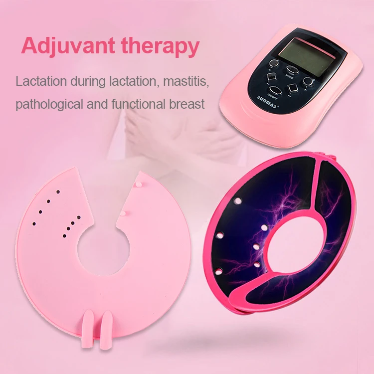 Adhesive Electric Breast Massage Pad Chest Bra Vibration Enlargem Massager