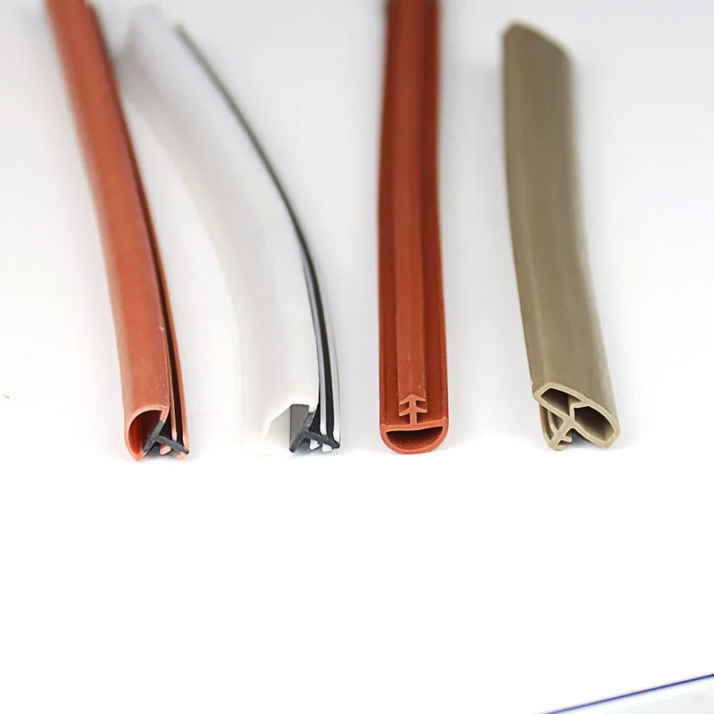 PVC TPE Silicone Rubber Anti Collision Sealing Strip Soundproof Weatherstripping for Wooden Door Window Pinchweld Groove Seal