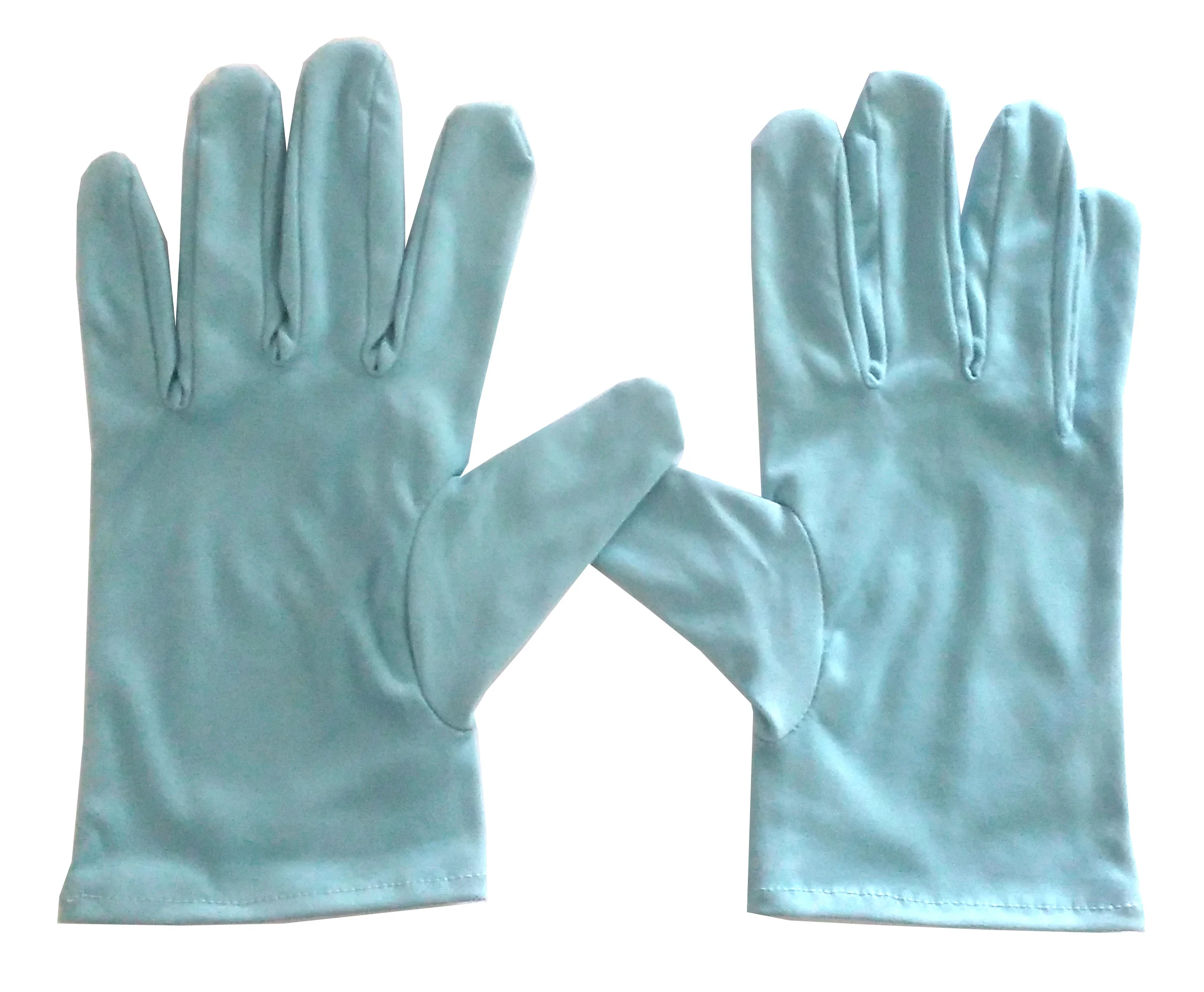 white yellow microfiber glove upholster