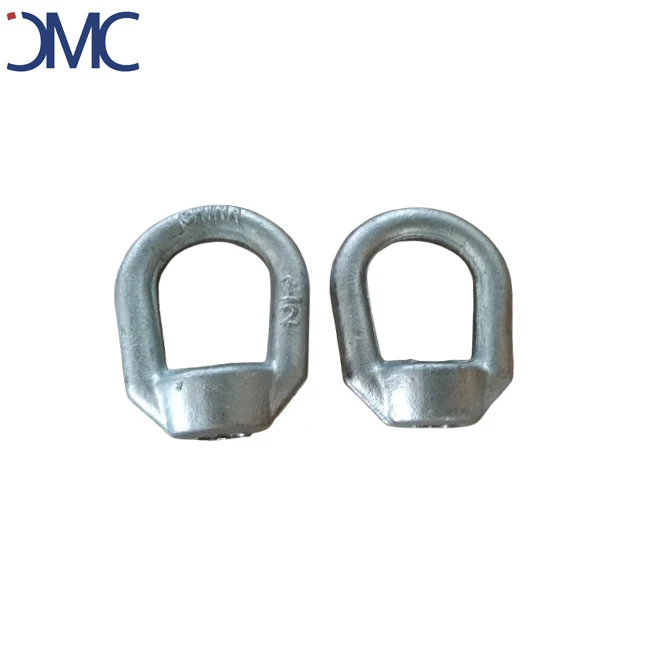 G400 сверхпрочная кованая кольцевая гайка горячеоцинкованная овальная подъемная с резьбой застежка для глаз китайский поставщик