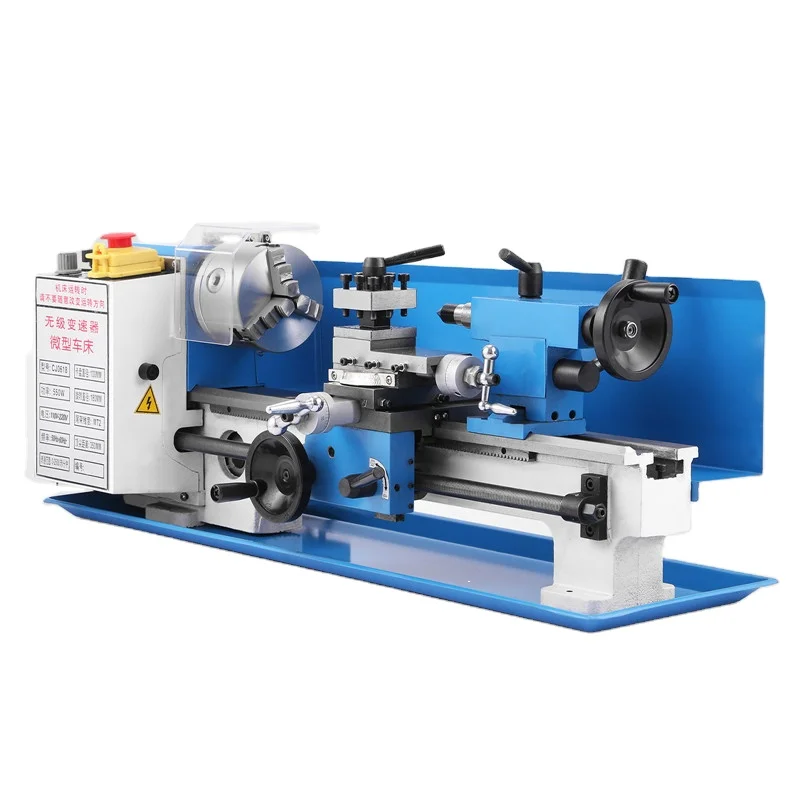 
Metal Lathe Precision Mini Lathe High Speed 2500 RPM 550W Micro Metal Milling Bench Top Lathe Machine 