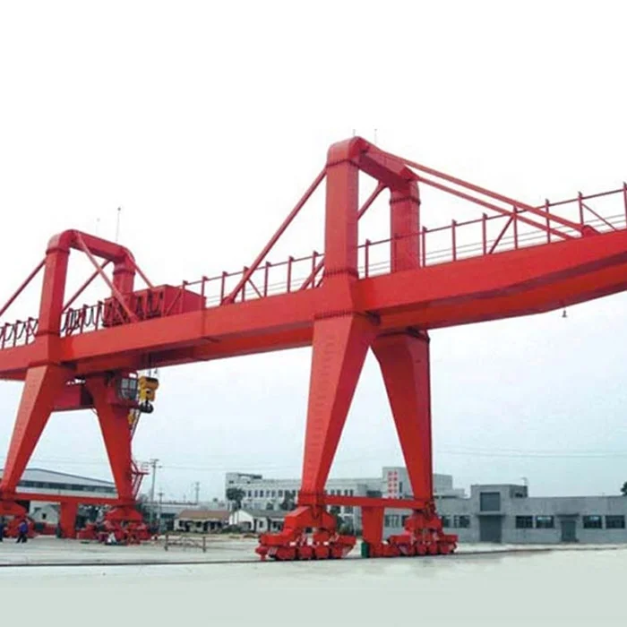 MG type box girder 32 ton China rail mounted double beam gantry crane 50 ton 100 ton for sale
