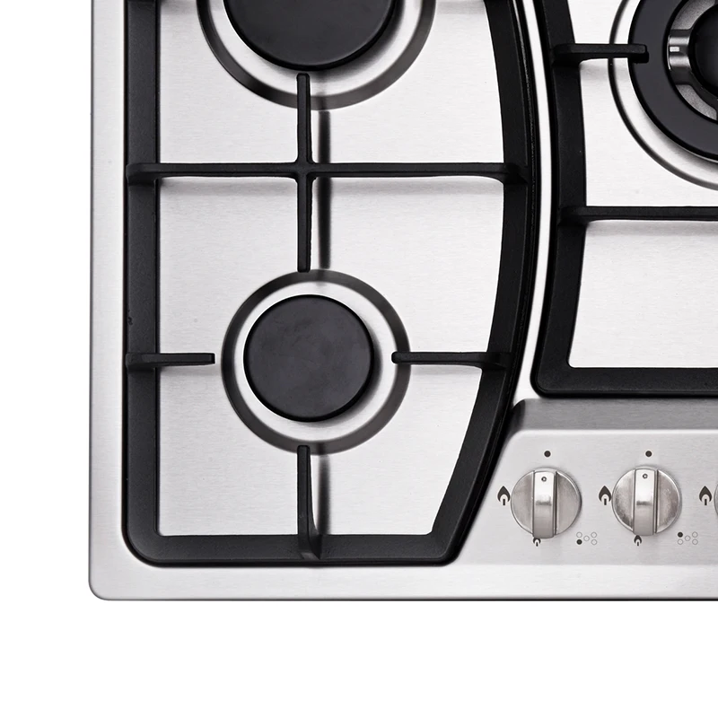 
Modern Kitchen 5 Burners Stainless Steel Panel Built-in Gas Stove Gas Cooktop 