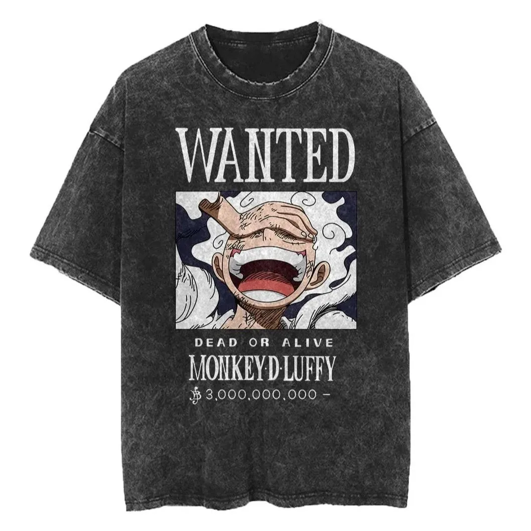 Летняя модная одежда Jujutsu Kaisen Gojo Satoru DBZ Мужская Женская Luffy gear 5 nika аниме футболка