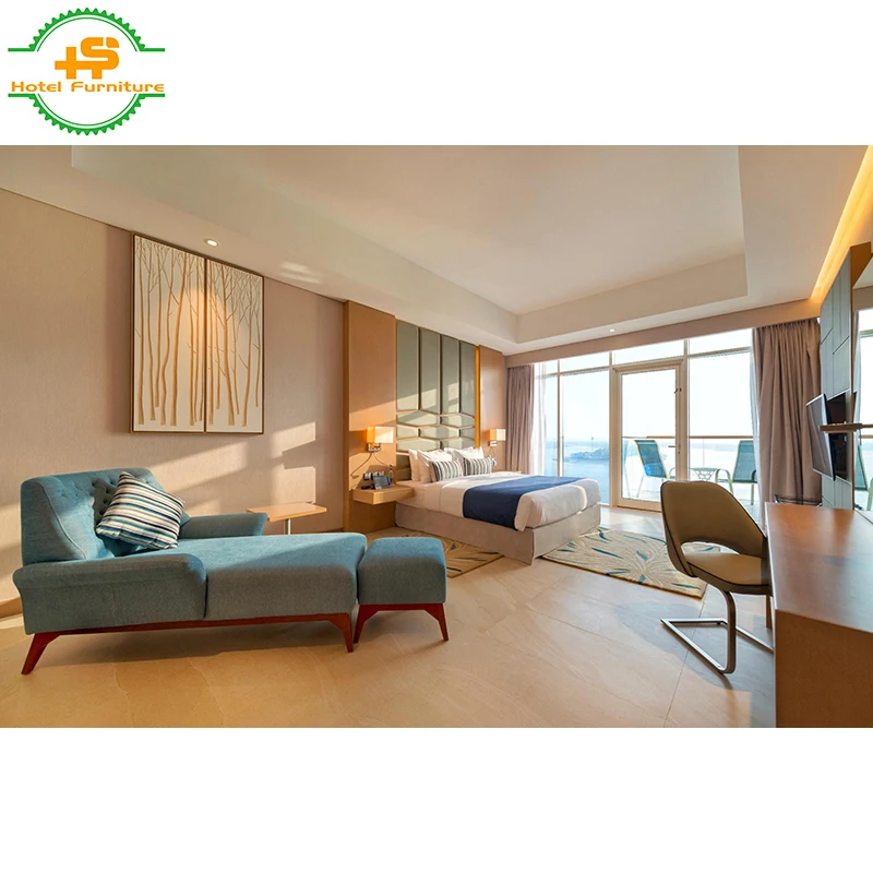 HS-N223 Contemporary custom made business suite Sheraton solid wood hotel bedroom furniture price sets for sale