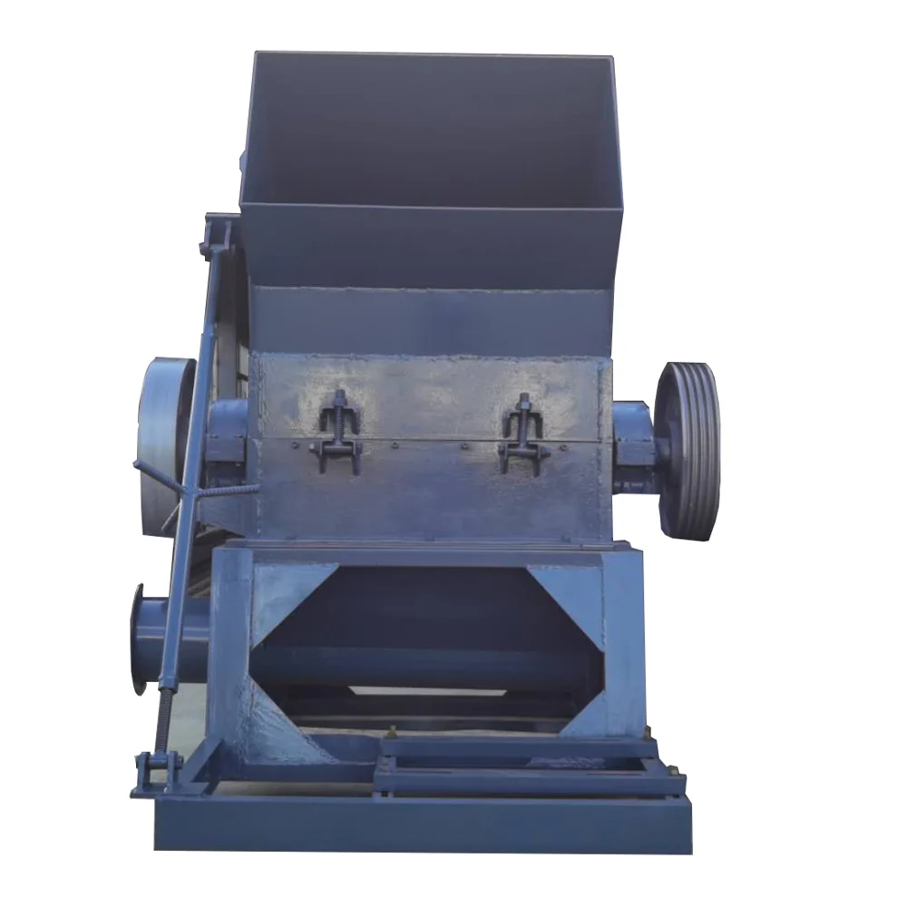 Waste hard plastic crusher small used pet recycling machine rubber tire shredder/grinder/crusher for sale
