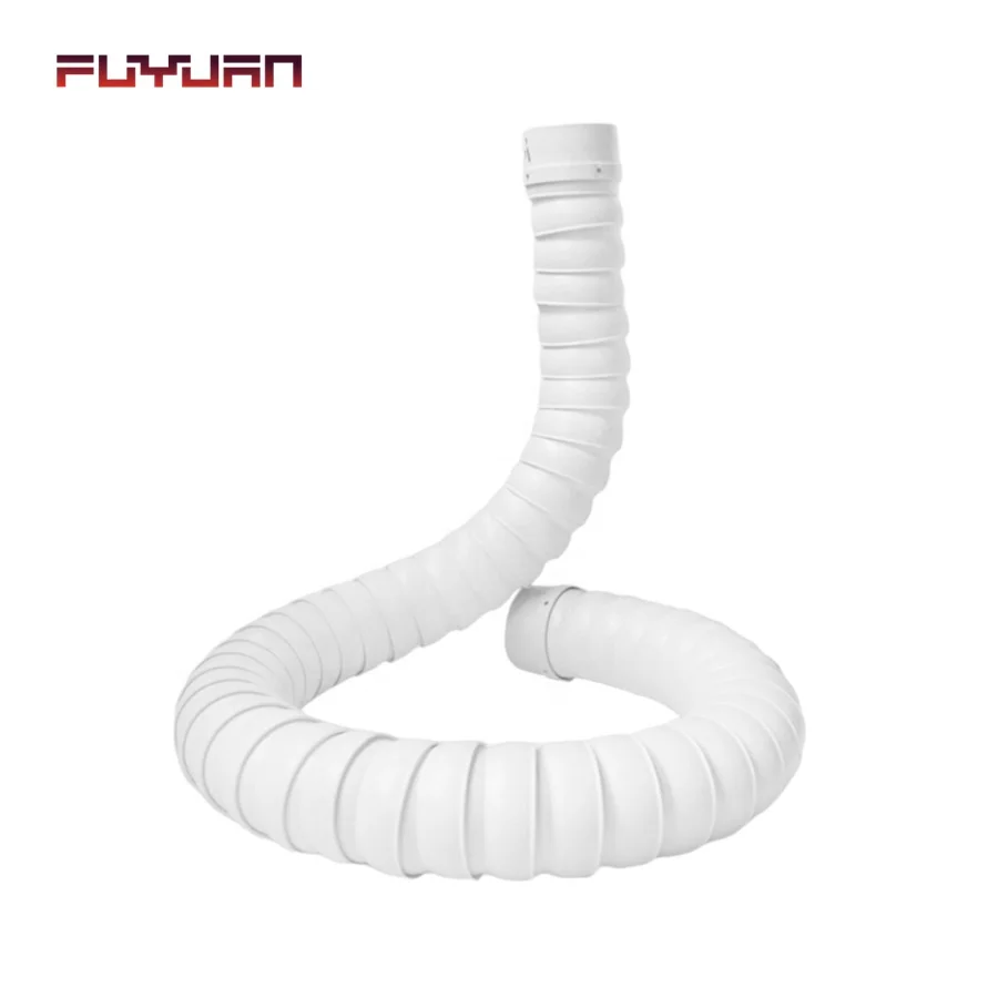 75mm Flexible Bamboo Pipe fume Hood Arm fume Extractor Hose With Self Support