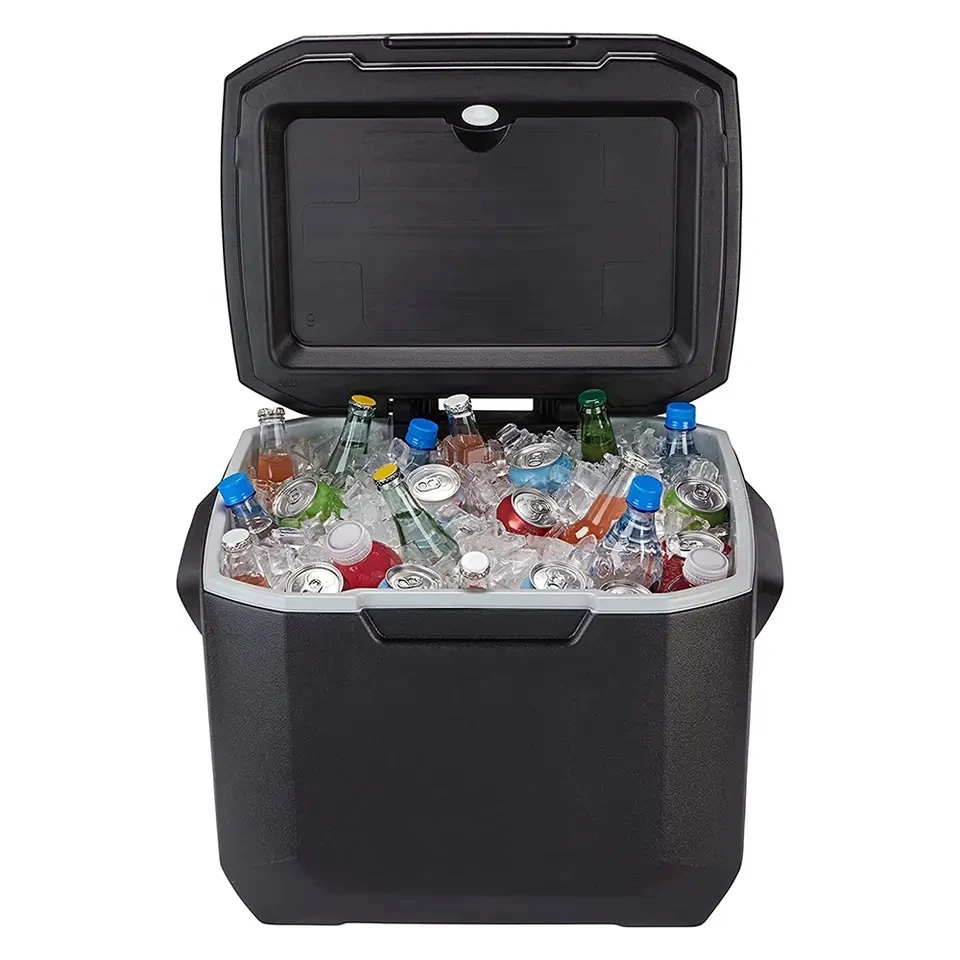 Rolling Cooler 50 Quart Xtreme 5 Day Cooler with Wheels Wheeled Hard Cooler Keeps Ice,for outdoor tents or camping