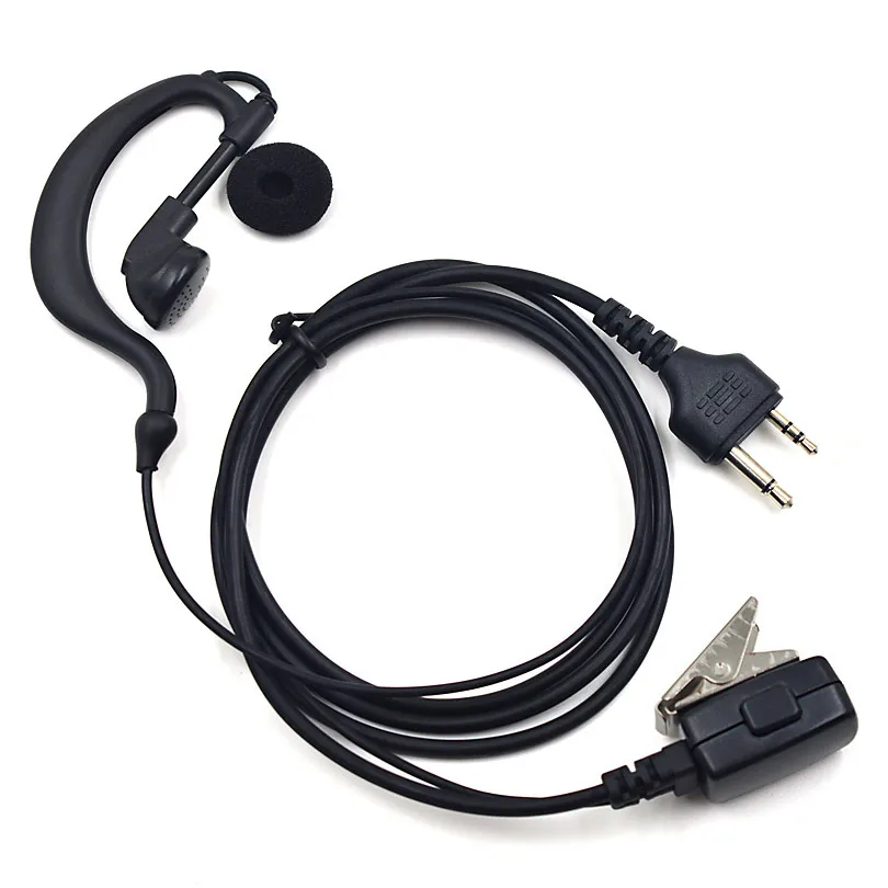 Ear Hook PTT Earpiece Headset Earphone Mic for Midland Portable Radios GXT650 GXT550 G7 G9 G5 GXT1000 GXT1050 Walkie Talkie