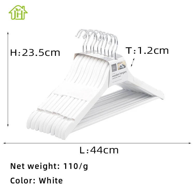 top factory wholesale natural antique clothing hanger for mens trouser pants