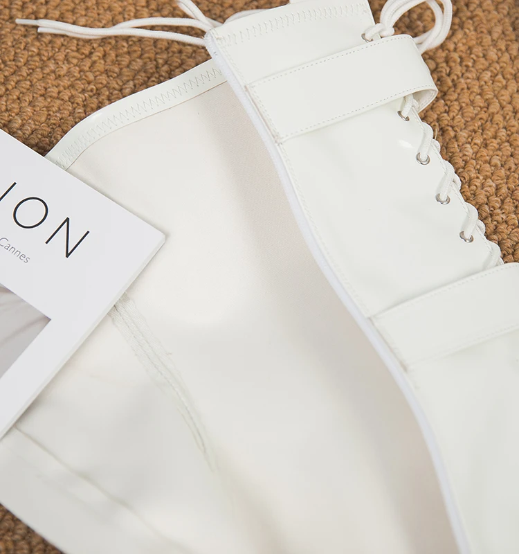 Chunky White Boots Sexy Stiletto Heels Pumps Stiletto Heels European and American Style Stripper High Heel Pumps