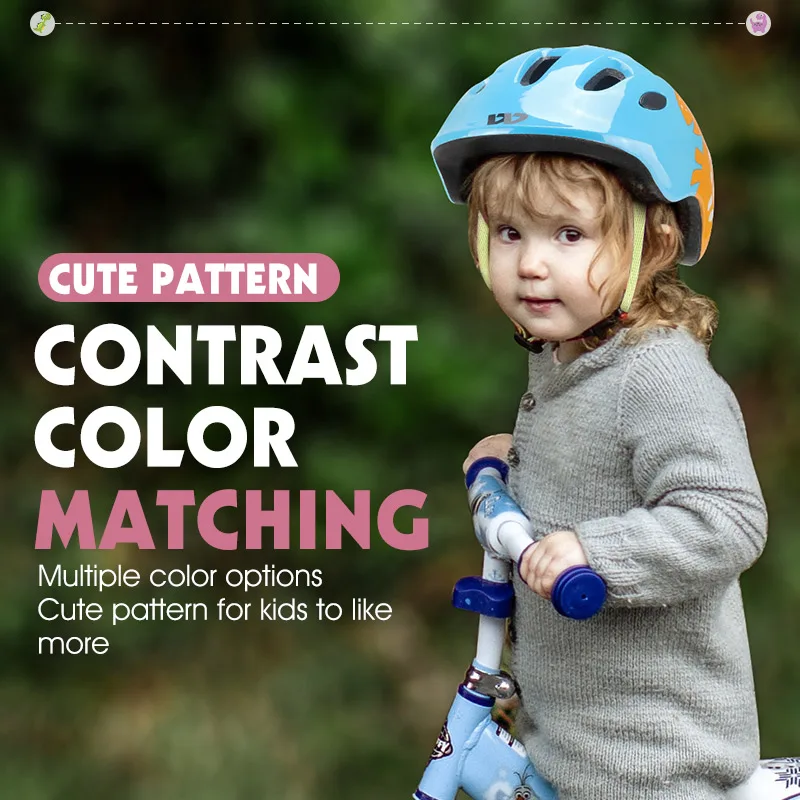 Велосипедный шлем WEST BIKING многоцветный дышащий Удобный ультралегкий прочный Регулируемый Встроенный складной для детей